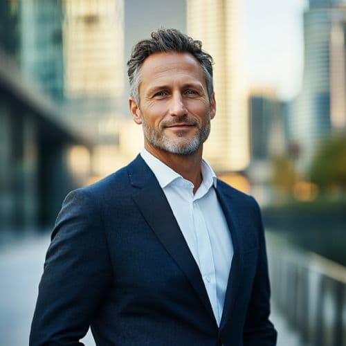Illustration du casting 3000-6000 KR: Mand i 30erne til stillfoto for Danske Bank Group, København