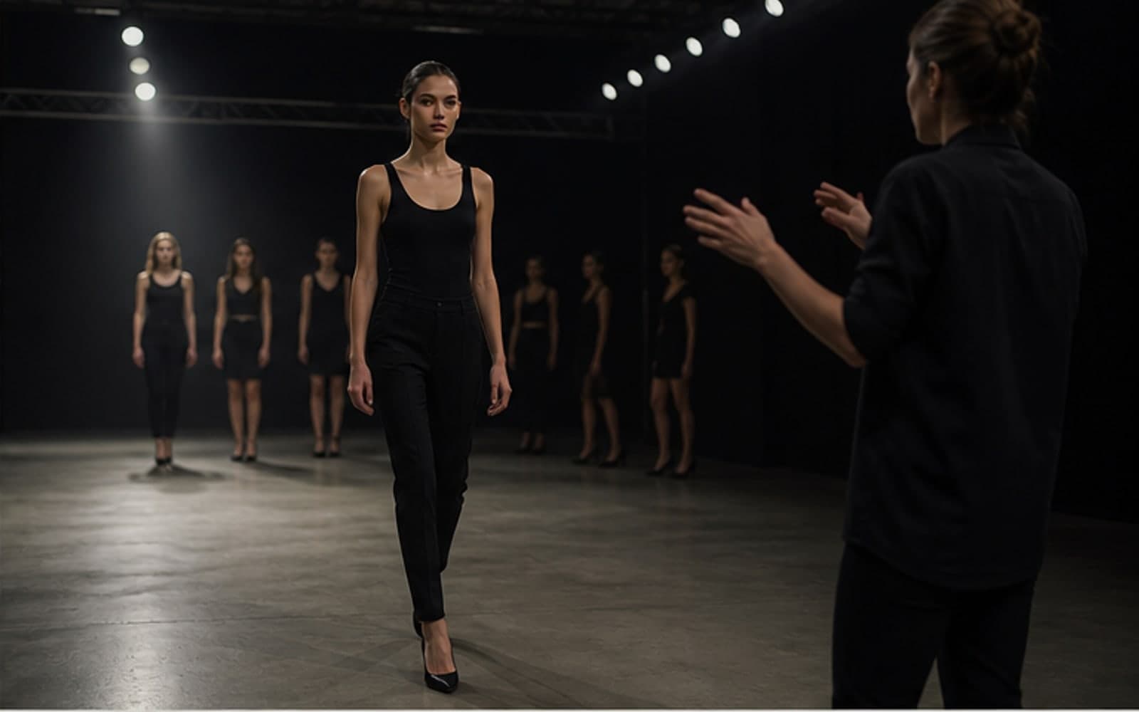 Illustration du casting Casting mannequins cabine H/F pour essayages