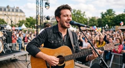 Illustration du casting Casting chanteur guitariste pour rejoindre un orchestre dans la Drôme