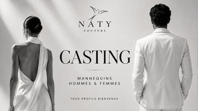 Illustration du casting Casting mannequin homme et femme pour défilé de mode
