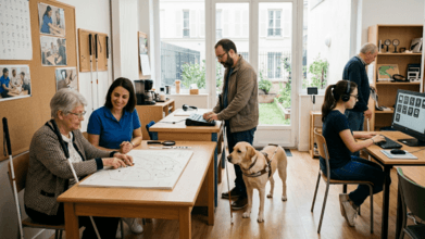 Illustration du casting Casting comédien et comédienne atteint d'handicap visuel pour des rôles dans une série quotidienne à Marseille