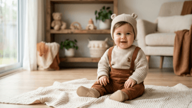 Illustration du casting Casting bébé 3 à 6 mois pour un shooting publicitaire d'une marque de vêtements