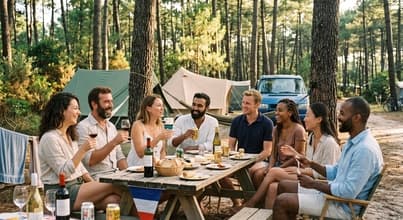 Illustration du casting Casting modèle homme et femme pour un shooting lifestyle dans un camping