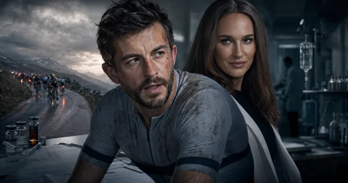 Illustration du casting Casting cyclistes amateurs et pros de 18-35 ans pour un film avec Jonathan Bailey et Natalie Portman