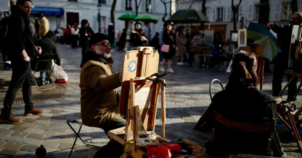 Illustration du casting Casting peintre à Montmartre pour un film anglais Netflix