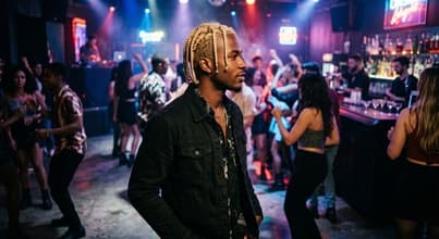 Illustration du casting Casting homme typé afro ou métisse avec les cheveux blonds pour figuration dans mini série tv