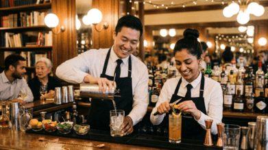 Illustration du casting Casting figurant homme et femme entre 18 et 60 ans véritable barman pour une série