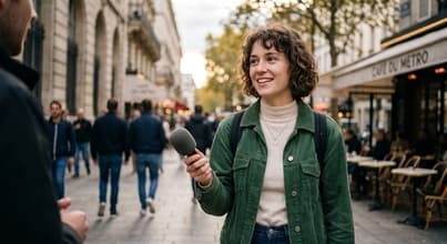 Illustration du casting Casting homme et femme entre 20 et 35 ans pour vidéos réseaux sociaux au format micro trottoir