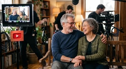 Illustration du casting Casting homme et femme entre 55 et 70 ans pour le tournage d'une série Youtube