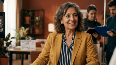 Illustration du casting Casting femme sénior entre 60 et 65 ans d'origine espagnole pour tournage publicité web