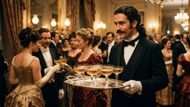Illustration du casting Casting figurant homme serveur professionnel pour le tournage d'une série d'époque