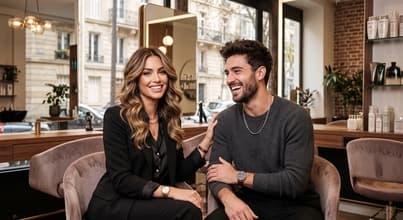 Illustration du casting Casting modèle homme et femme entre 18 et 30 ans pour un shooting photo d'un salon de coiffure